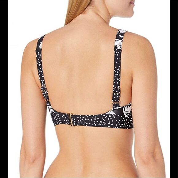 Anne Cole retro floral bikini top. NWT - Picture 5 of 10